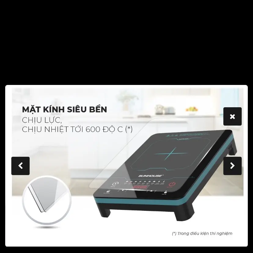 Bếp Từ Đơn sunhouse SHD-6873