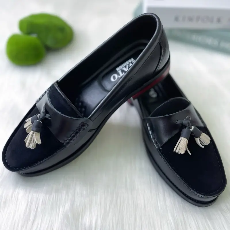[Mã T11] Giày dio da bò Nappa nhập khẩu cao cấp Shoes Nam Đế Bằng 8