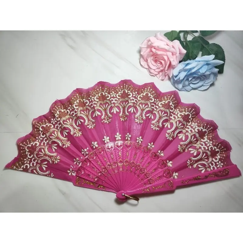 KIPAS TANGAN LIPAT/KIPAS NARI/KIPAS JEPANG/KIPAS CANTIK GLITER 4
