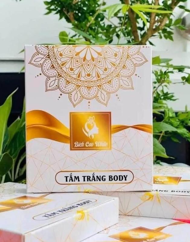 1 Hộp Sữa Tắm Toàn Thân Bích Cao White Giúp Hỗ Trợ Tẩy Tế Bào Chết Dưỡng Ẩm Dưỡng Sáng Da Dưỡng Body Dưỡng Da Body
