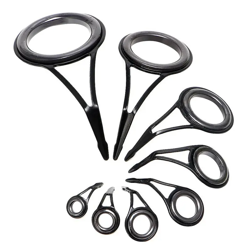 Đầu Hướng Dẫn Cần Câu, 8 Cái / Bộ, Cần Câu Cá Đường Kính 5-18Mm, Bộ Dụng Cụ Phục Hồi Cần Câu, Nhẫn Dây, Bộ Mắt, Khung Nhẫn