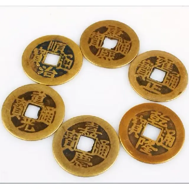 Đồng xu âm dương may mắn kích vượng tài lộc xin gieo quẻ xin đài