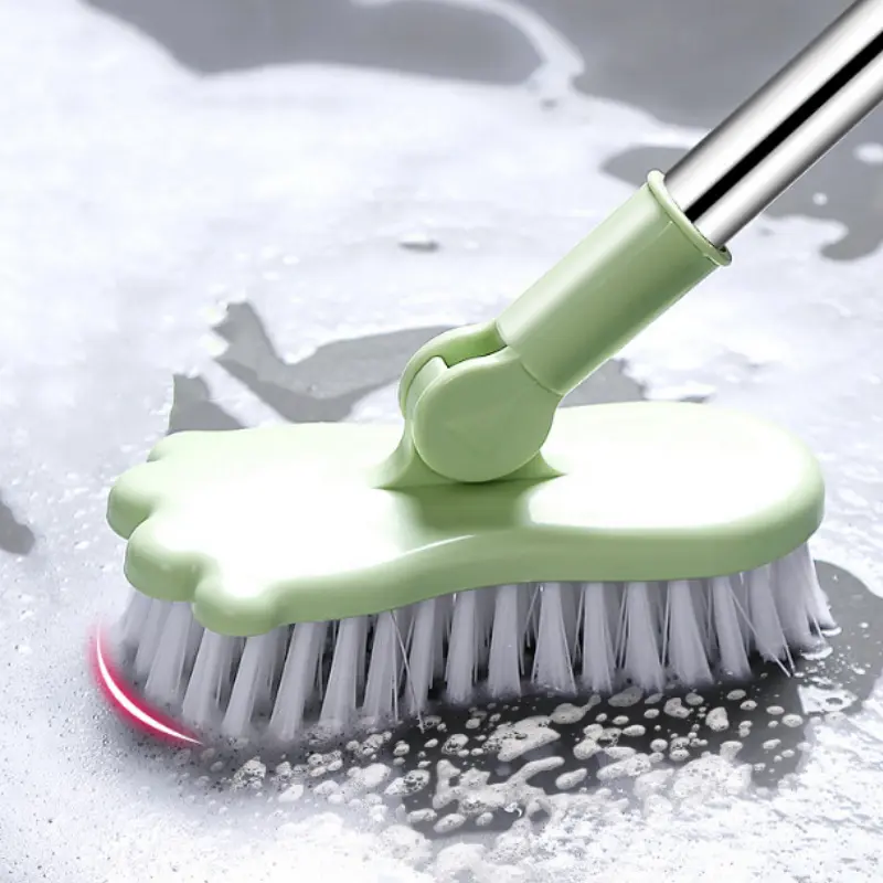 Long Handle Bathroom Brush Bristle Toilet Scrubber Bathroom Bathtub Ceramic Tile Floor Cleaning Brush Kitchen Cleaning Tools