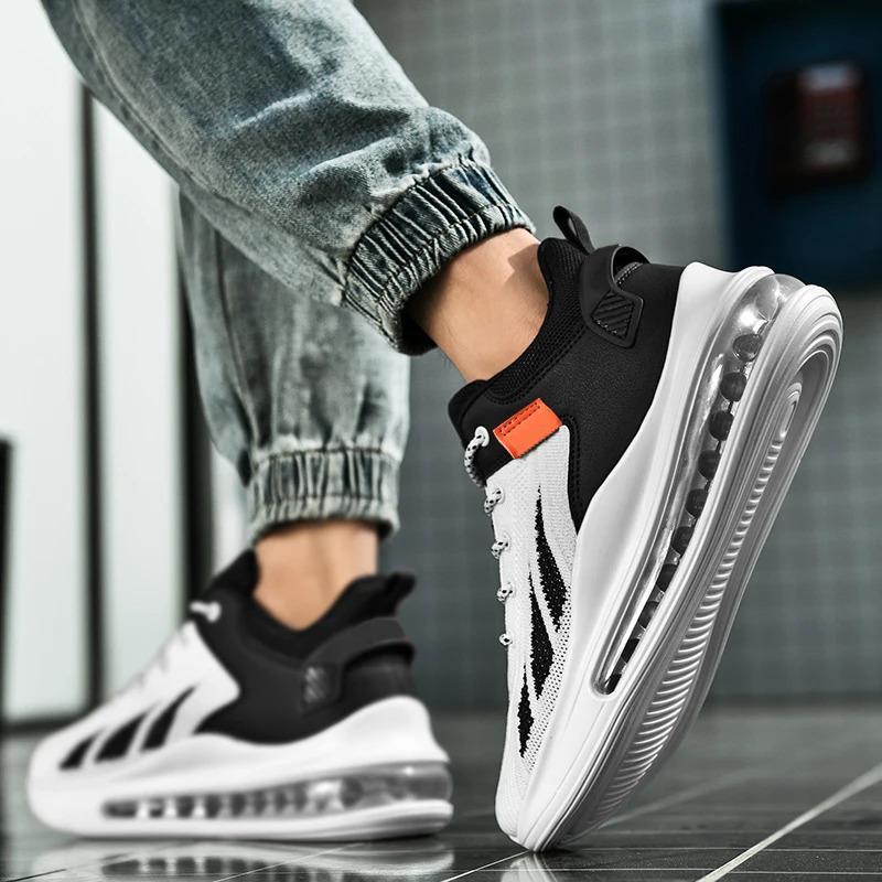 Personalizza PlusSize US 13 14 EU 47 48 Uomo Casual Sport Sneakers Blank Mesh Air Cushion Running Walking Scarpe da Uomo Trainers Training Runner Atletico_voghion.com