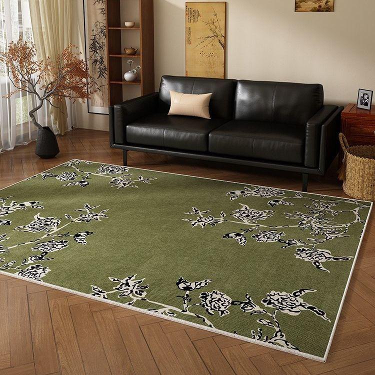 Thảm Xanh Lá Cây, Phong Cách Trung Quốc Mới, Thích Hợp Cho Phòng Khách, Bàn Sofa Và Bàn, Thảm Đầu Giường Phòng Ngủ Gia Đình, Chăn Học Tập, Thảm Treo Tường Diện Tích Lớn, Bộ Sưu Tập 1583 Người 2