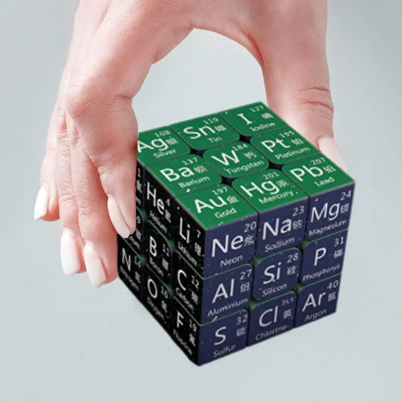 Đồ Chơi Khối Rubik, Thiết Kế Sáng Tạo, 3X3X3, Khối Lập Phương Ma Thuật, Khối Lập Phương Bộ Ghép Hình, Ma Thuật Hóa Học, Thích Hợp Cho Trẻ Em, Quà Tặng, N6S4 4