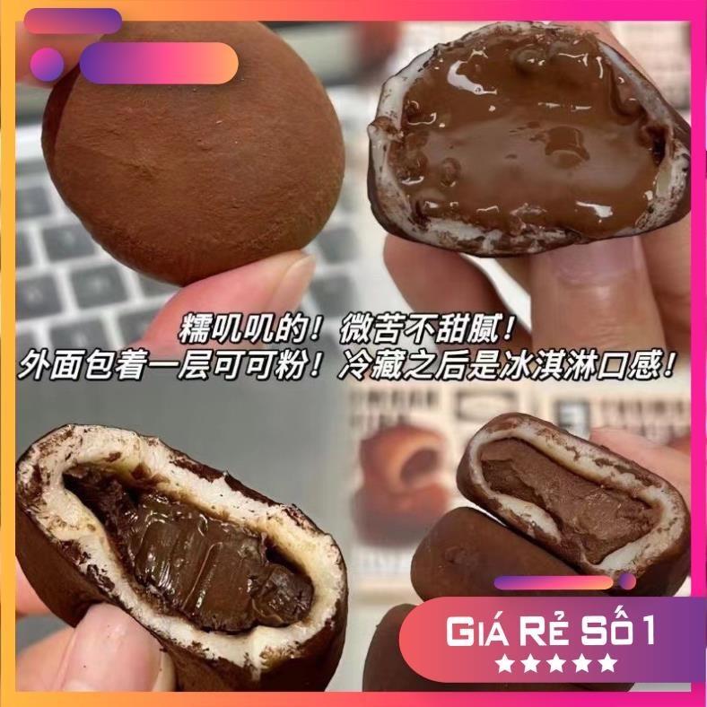 [HOT] Bánh Mochi Dẻo nhân  Socola chảy ,Nguyên Chất, Ăn Vặt Không mập,ăn vặt nội địa trung Snack Food Thức Ăn Sô Cô La Chocolate