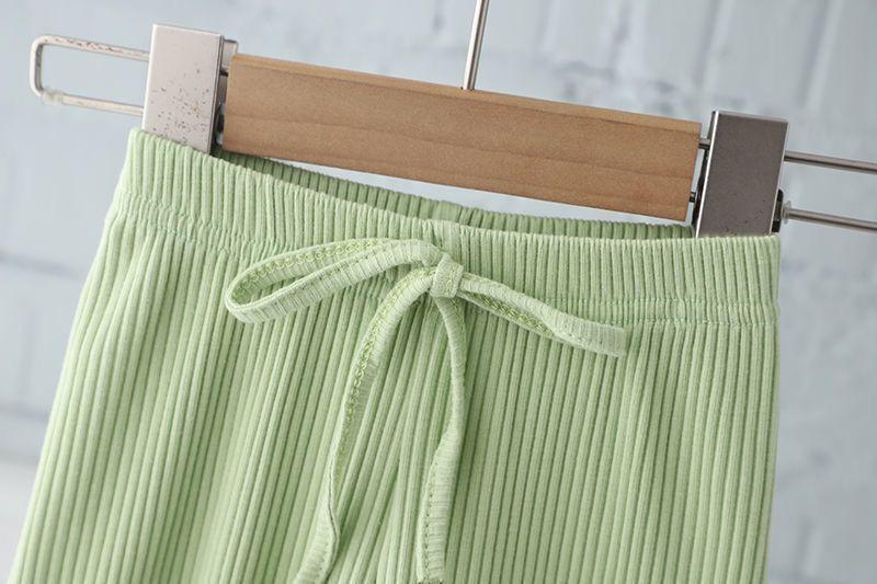 Product Introduction of Girls' Clothing Fashionable Suit Western Style Children's Summer Internet Celebrity New Baby Girls' Wide-Leg Pants Two-Piece Summer Clothes 14