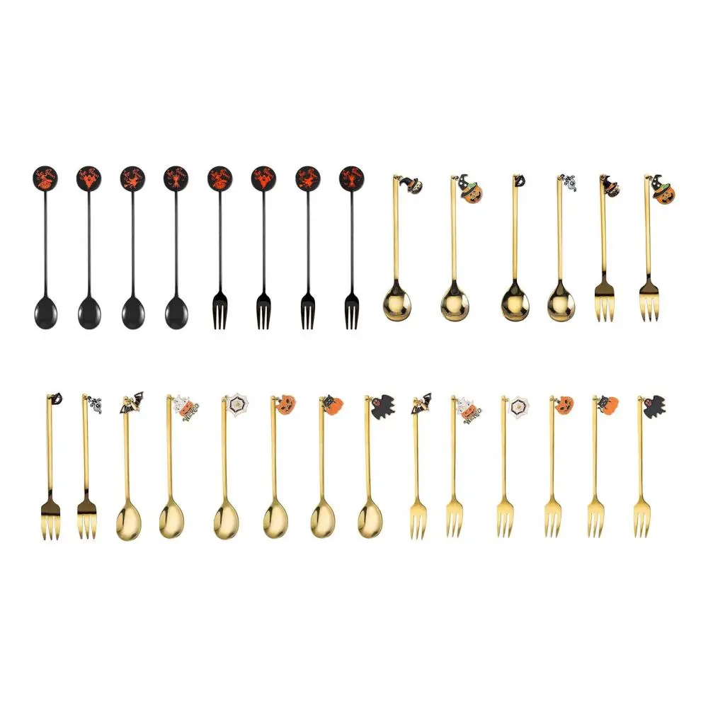Single Cutlery Mixing Stirring Decoration Stainless Steel Cookware Dinnerware for Tea Party Event Tea Cups Indoor Outdoor Home