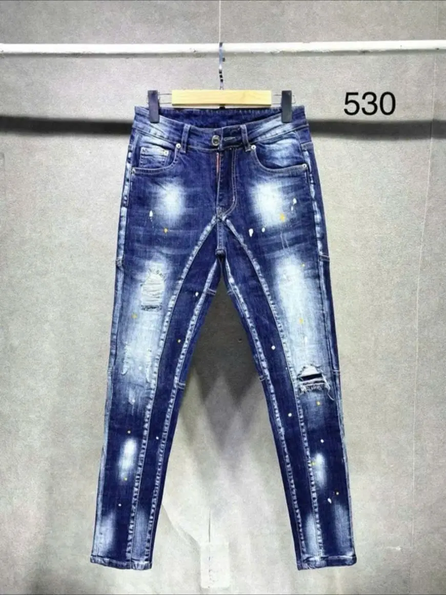 Quần jean pơơ bồồ bản không rách tang lụa mới hott trenn