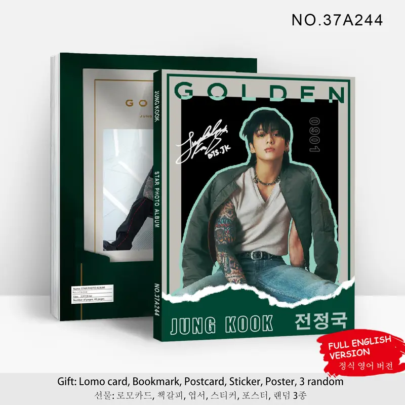 Album Ảnh Nhập Khẩu JUNGKOOK, Ảnh JUNGKOOK, Ảnh Người Ngoài Hành Tinh SEVEN, Chân Dung Người Nổi Tiếng, Quà Tặng Cho Album Ảnh, Ảnh Tập JUNGKOOK 5