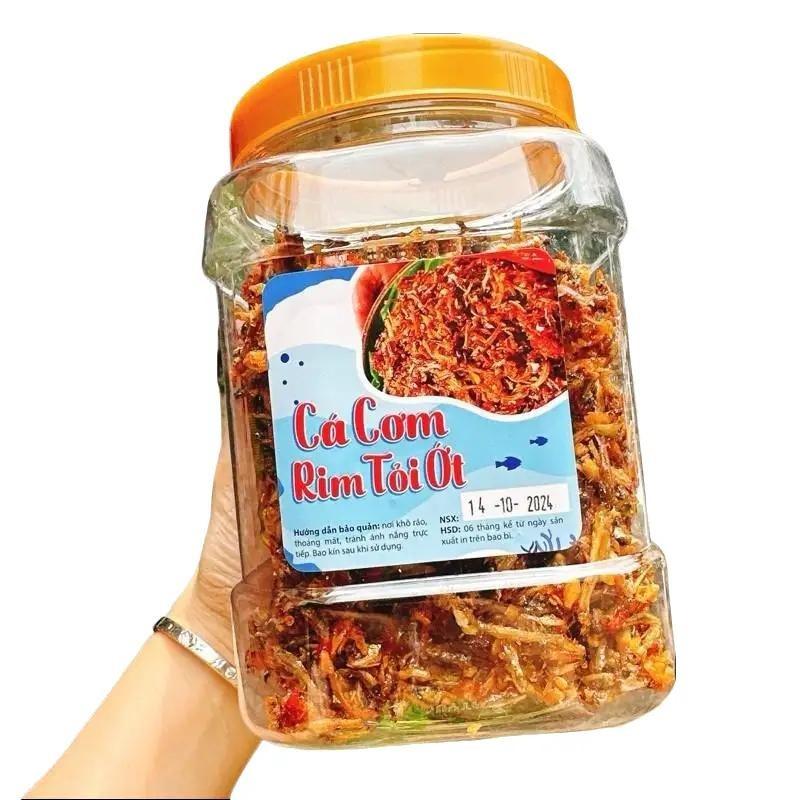 TAPHOAKUBO - CÁ CƠM RIM TỎI ỚT ĐẶC SẢN PHÚ YÊN 250GR 300GR 500GR - Snack Thức Ăn Ăn Vặt Food Cay Chua