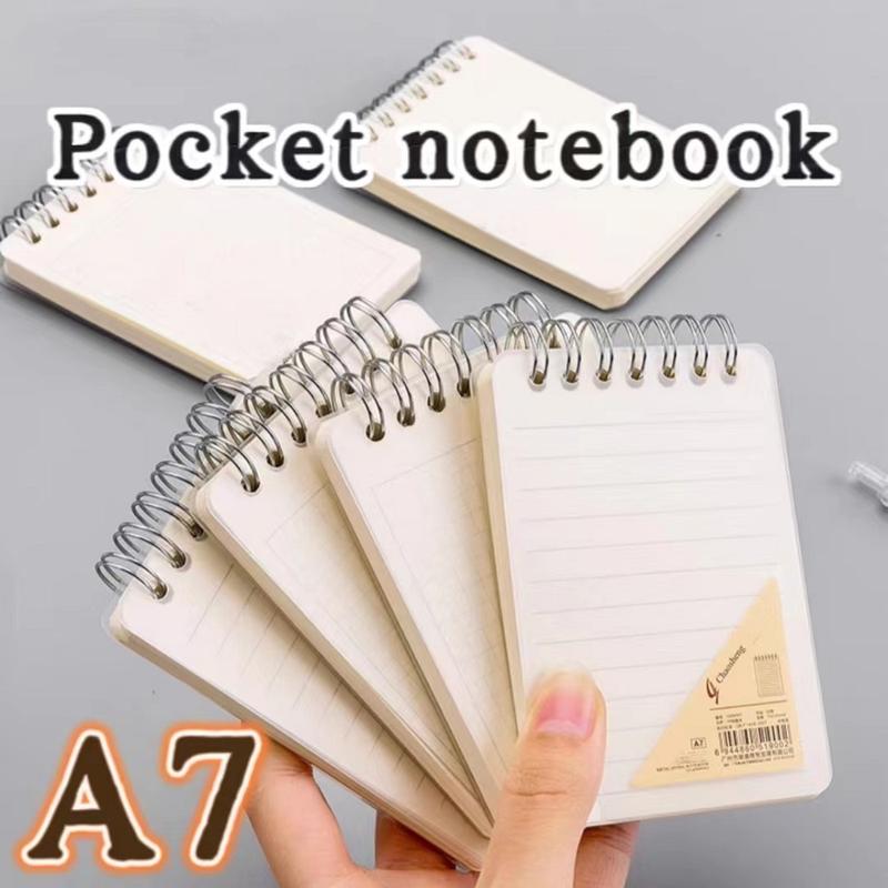 Product Introduction of A7 Pocket Notebook Portable Mini Student Notepad Pocket Coil Handy Word Book Homework Notebook Stationery infinity notebook 14