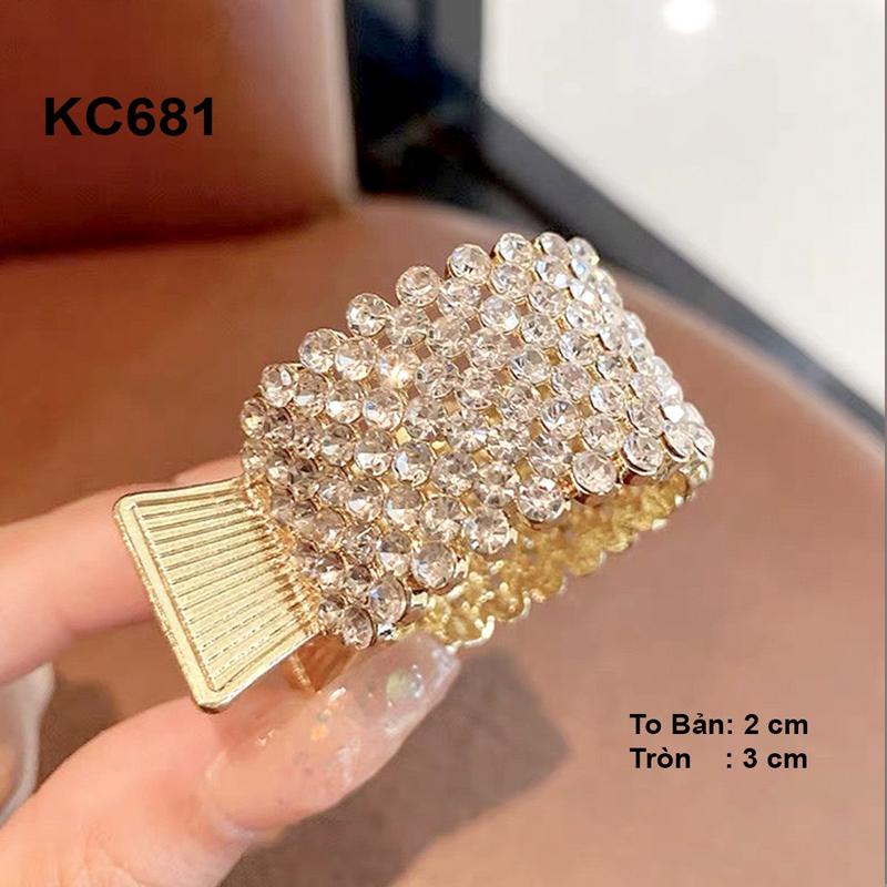 GOTI Kẹp Tóc Dạng Vòng Tròn Nhỏ Nhắn Phù Hợp Kẹp Tóc Đuôi Ngựa Đính Đá Nhiều Mẫu Quà Dành Cho Nữ Các Dịp Lễ KC675-KC6051 7