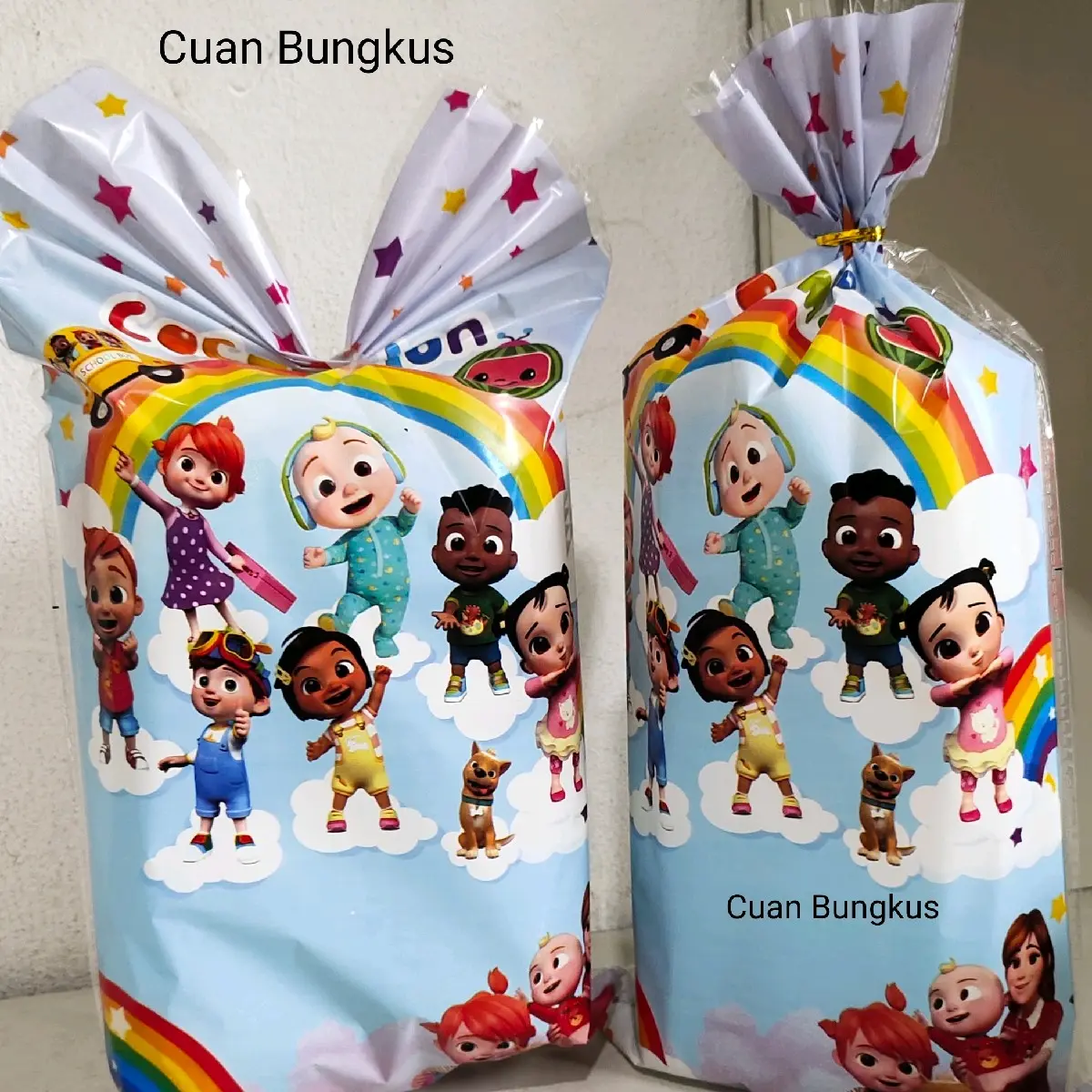 Party bag Ulang Tahun (ultah) / Plastik birthday cocomelon 10 pcs