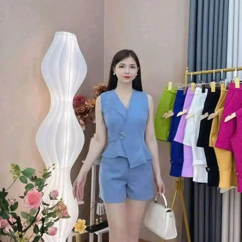 Set vest đùi 3 lỗ vải tuyết mưa xịn