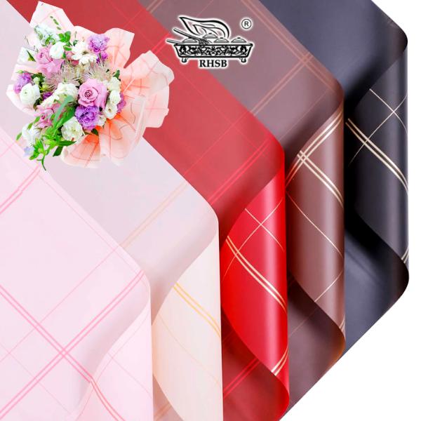 20PCS LINE WRAPPING PAPER / KERTAS BUNGA / CRAFT PAPER / KRAFT PAPER ...
