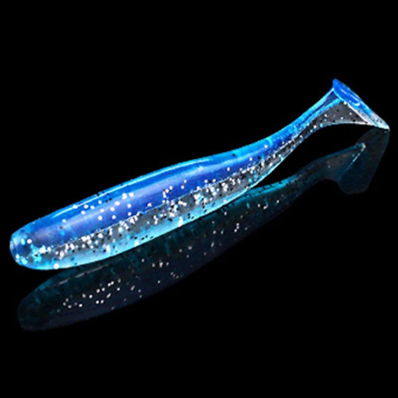Product Introduction of Factory Soft Bait in Stock Wholesale Topmouth Culter Weever 6/7/9/12cm Lure Superbait Two-Color T Tail 6