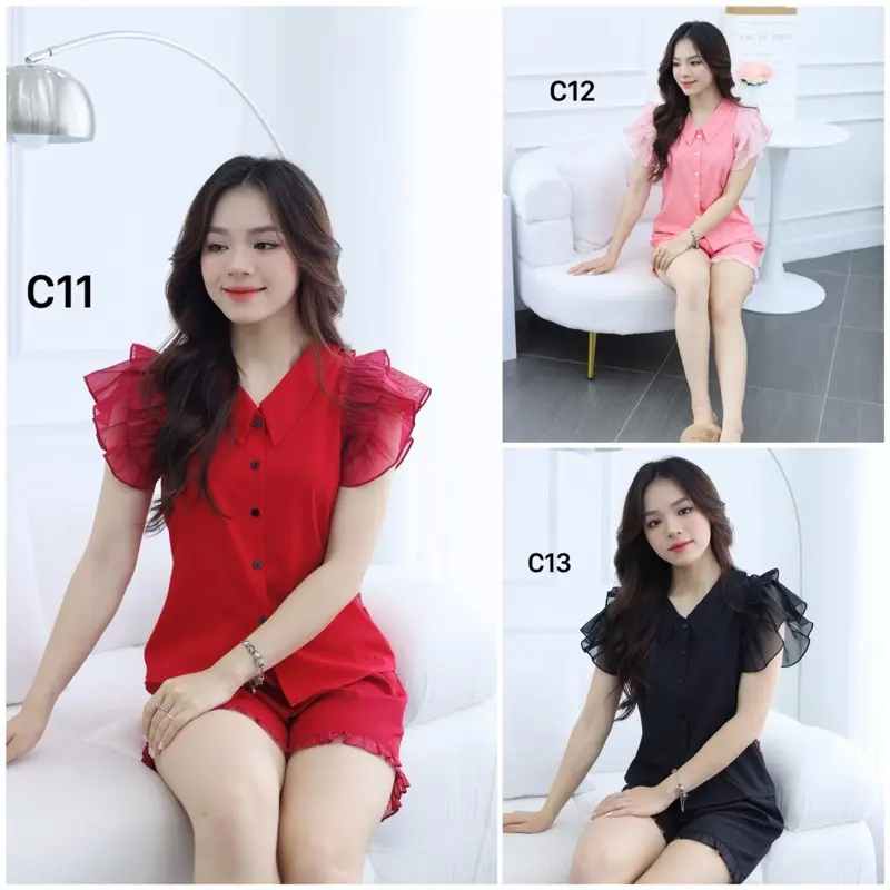 Shop AN AN ĐỒ BỘ mặc nhà quần đùi hè size 40-68kg