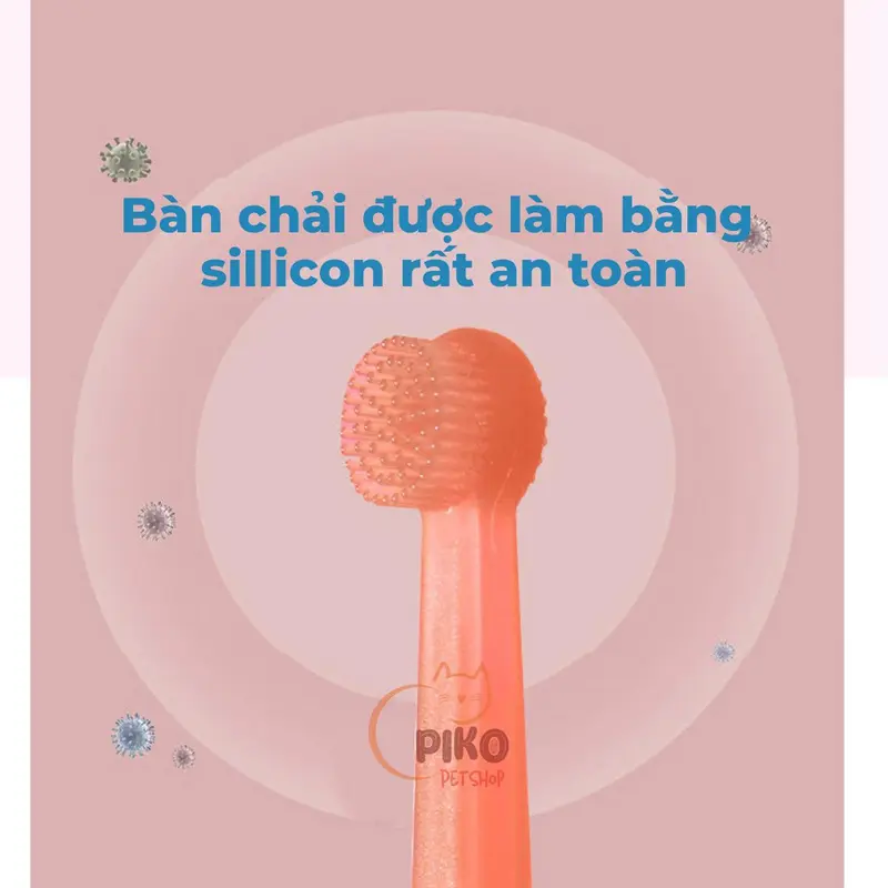 Kem đánh răng cho chó mèo Borammy kèm bàn chải đánh răng thú cưng - Piko Petshop 8