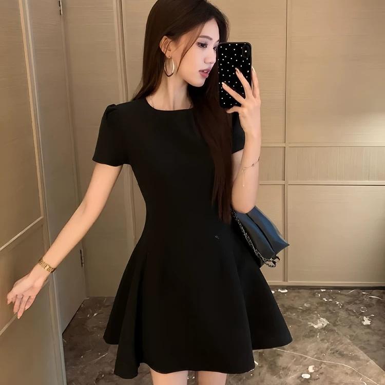 Váy đầm nữ chít eo xoè Gon Nhật AA25 - Phong cách Hàn Quốc, công sở - Dress, Women 2