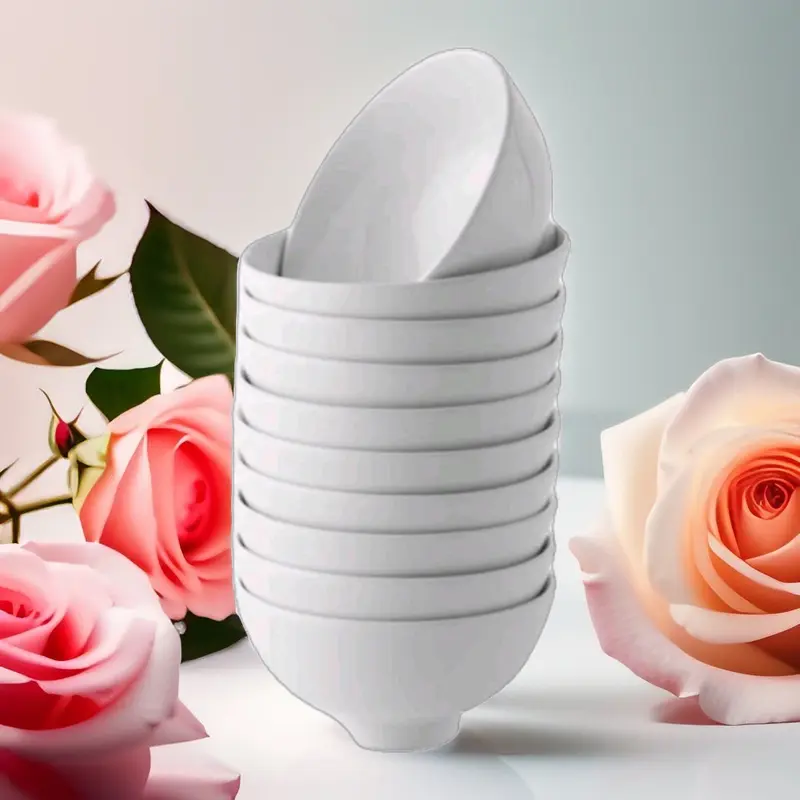 Combo 20 chén sứ trắng , chén sứ trắng sữa cao cap 1