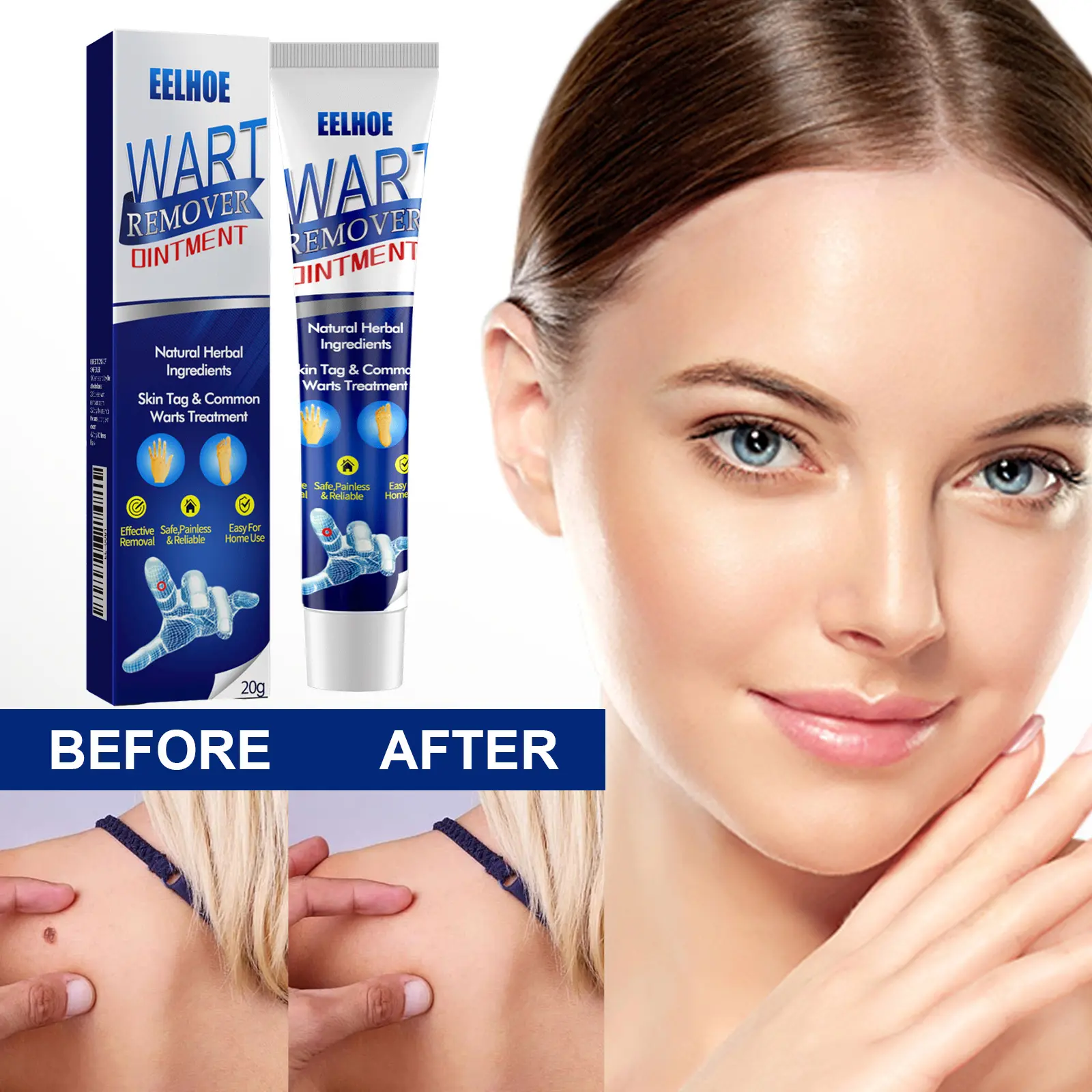 100% Original Brand Eelhoe Skin Label Repairing Cream Relieve Mild Ingredients Care Clean Body Moisturizer Comfort Cleansing Moisture Cleanser Hydrating