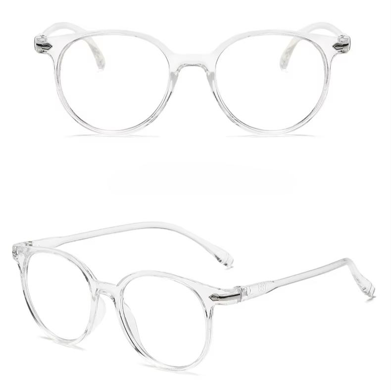 Product Introduction of New Arrival Computer Glasses Frame Women Men Anti Blue Light Round Eyewear Blocking Glasses Optical Spectacle Eyeglass 19