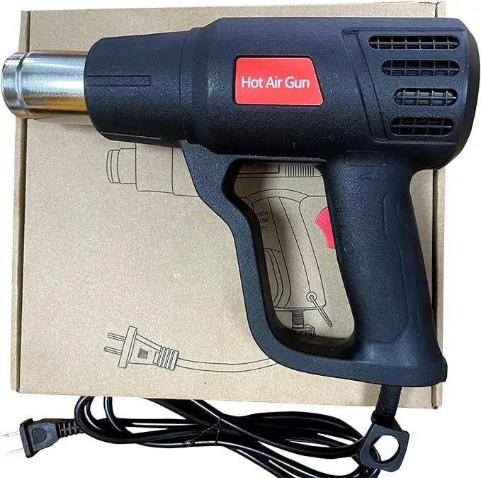 Máy thổi nhiệt, má khò giỏ quà tết, dán decal ô tô 3