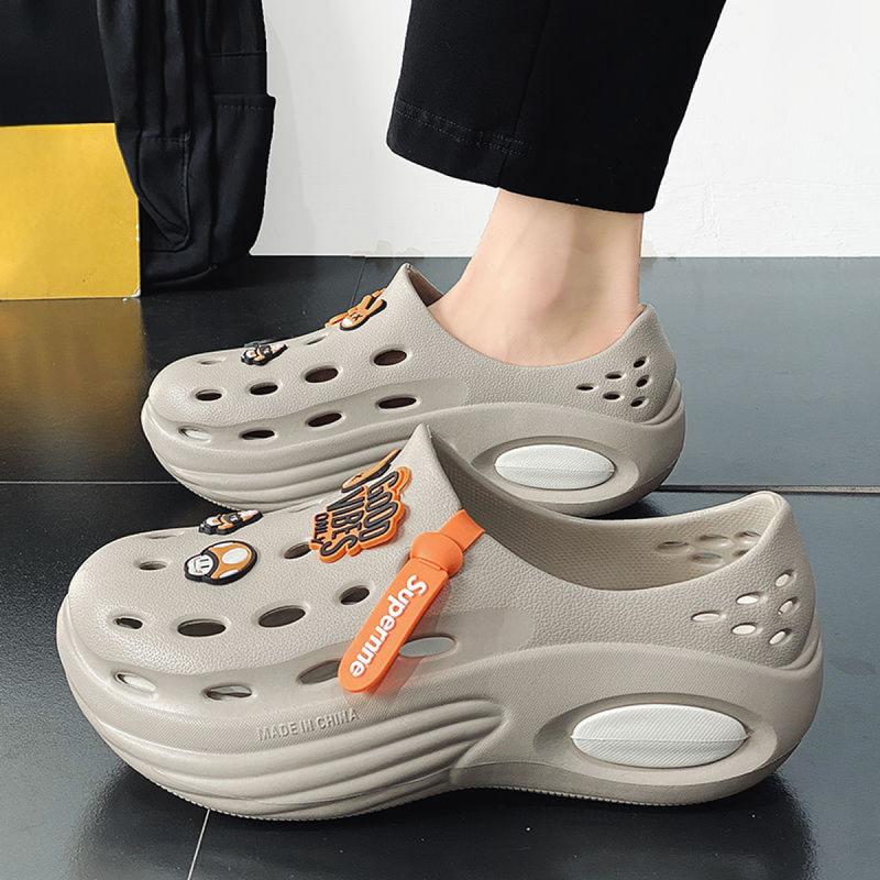 Dép Guốc Thể Thao Đế Dày Dành Cho Phụ Nữ Và Nam Giới Có Jibbitz Dễ Thương Hàng Mới Về Thoáng Khí Không Trơn Trượt Mềm Mại Thích Hợp Đi Biển