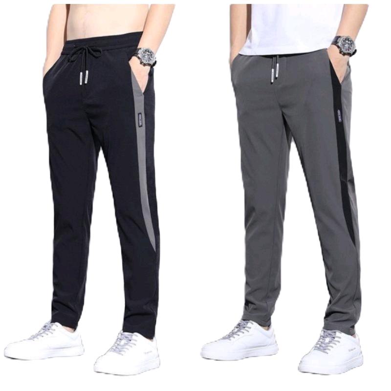 Combo Quần Dài Thể Thao Nam Nữ Ống Suông Chất Thun Poly Dày Dặn Sử Dụng Tập Gym, Yoga