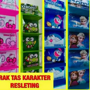 Pekanbaru - Rak Tas Gantung Resleting Karakter