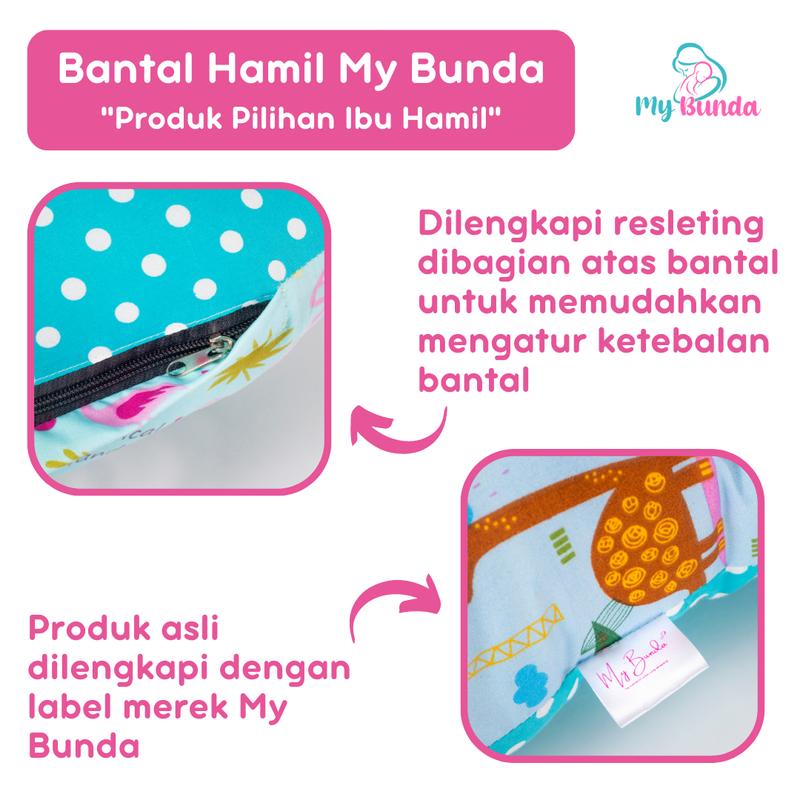 Doraemon - Bantal Ibu Hamil Tidur Premium Ukuran Reguler Bumil Bunda 2