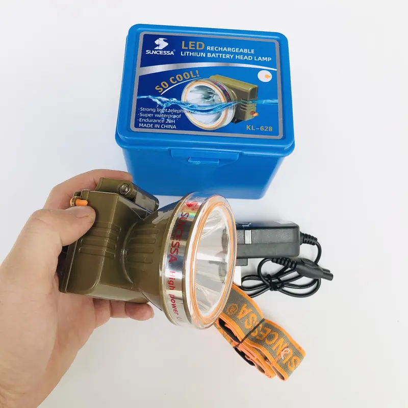 Đèn đội đầu SUNCESSA KL 628 chống nước, công suất 3.5w, pin dung lượng cao 0