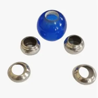 Bandul Akrilik Biru 3/4" ornamaen pagar pintu balkon kanopi 5