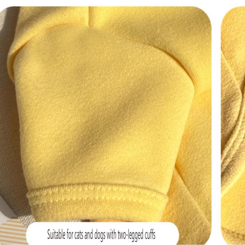 Pet Clothes, 1 Piece Half-high Collar Pullover with Traction Buckle, Easy To Wear Spring New Style Two-legged Clothing for Small Dogs, Cat Clothing 7