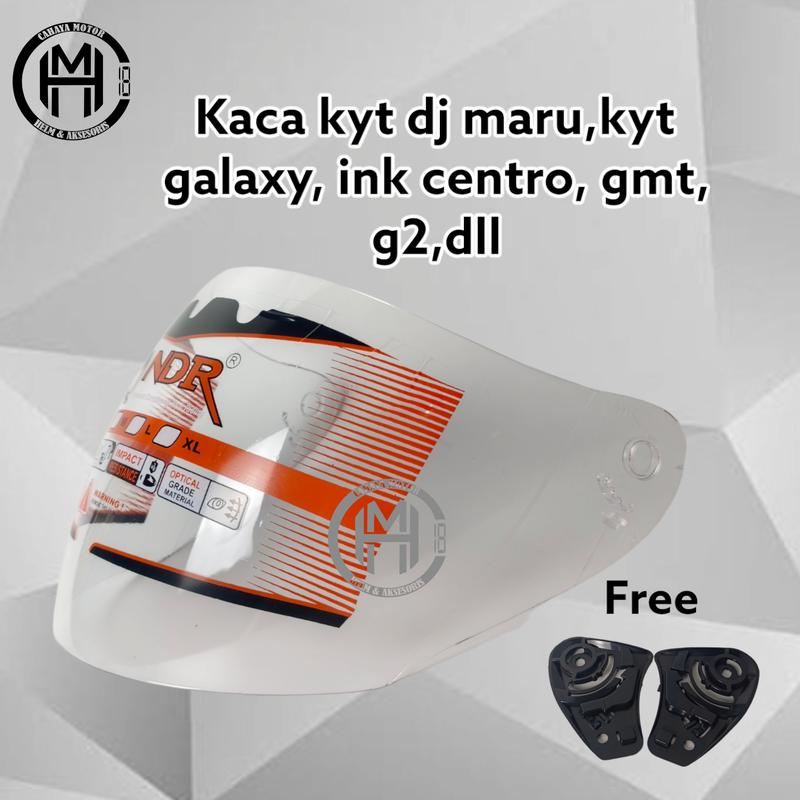 VISOR/KACA HELM KYT DJ MARU | GALAXY | DJ MAXI | INK CENTRO MERK NDR Visor 1