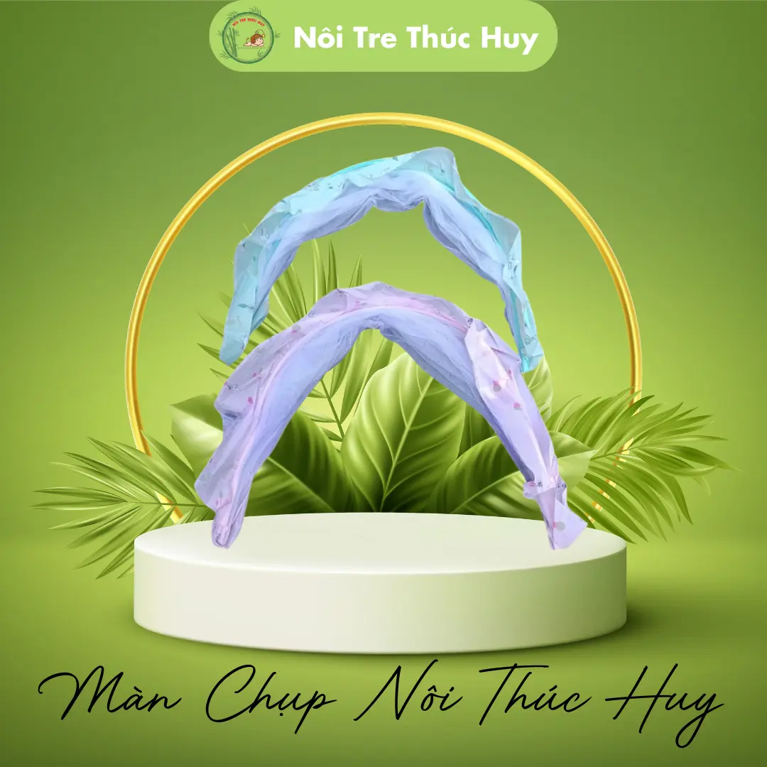 [Chính Hãng] [Thúc Huy] Màn Chụp gấp gọn Nôi Trẻ Em - Thương Hiệu Thúc Huy Voi