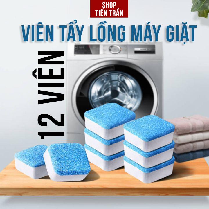 Combo 36 Viên Hộp 12 Viên Tẩy Vệ Sinh Lồng Máy Giặt - Diệt Khuẩn - Tẩy Cặn Bẩn Máy Giặt - ShopTienTran Làm Sạch