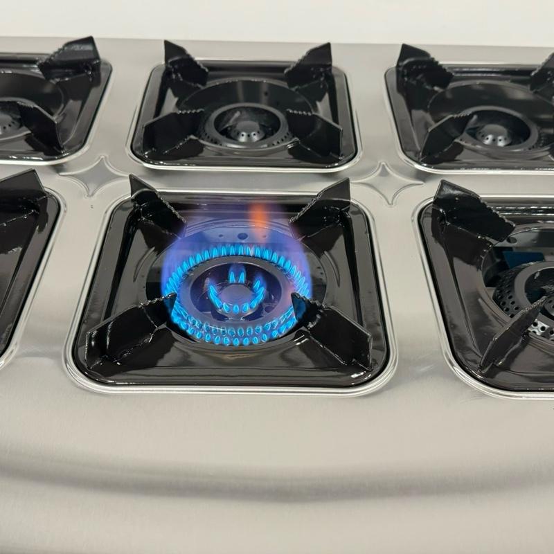 Bếp gas 8 lò YIli 3080 ( chuyên nấu mỳ cay cánh xèo ) 2