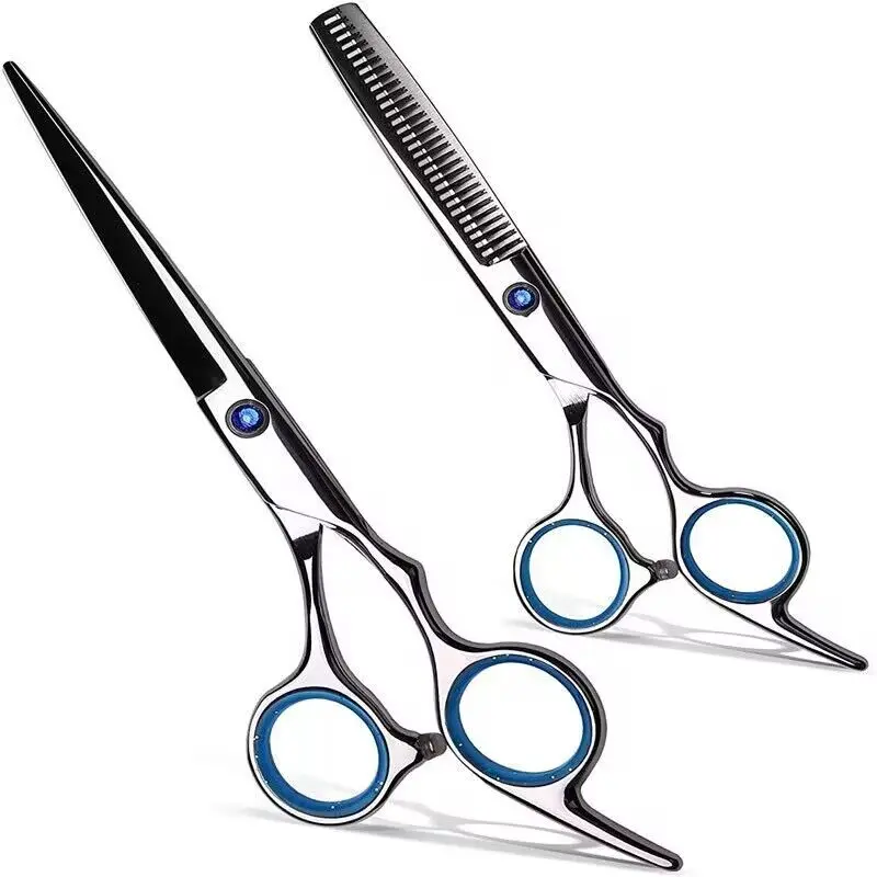 Hair salon specific scissors, hair scissors, flat cutting teeth, hair ...