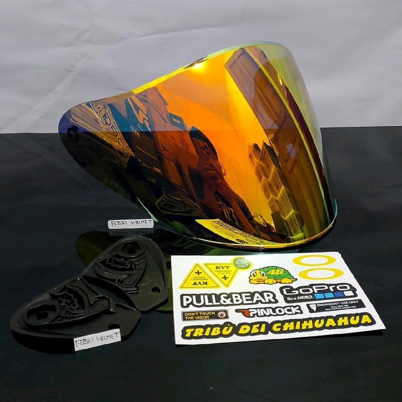 Kaca Visor Pnp KYT Kyoto Ink Dynamic Ink Metro Dyr Osaka Free Stiker 3