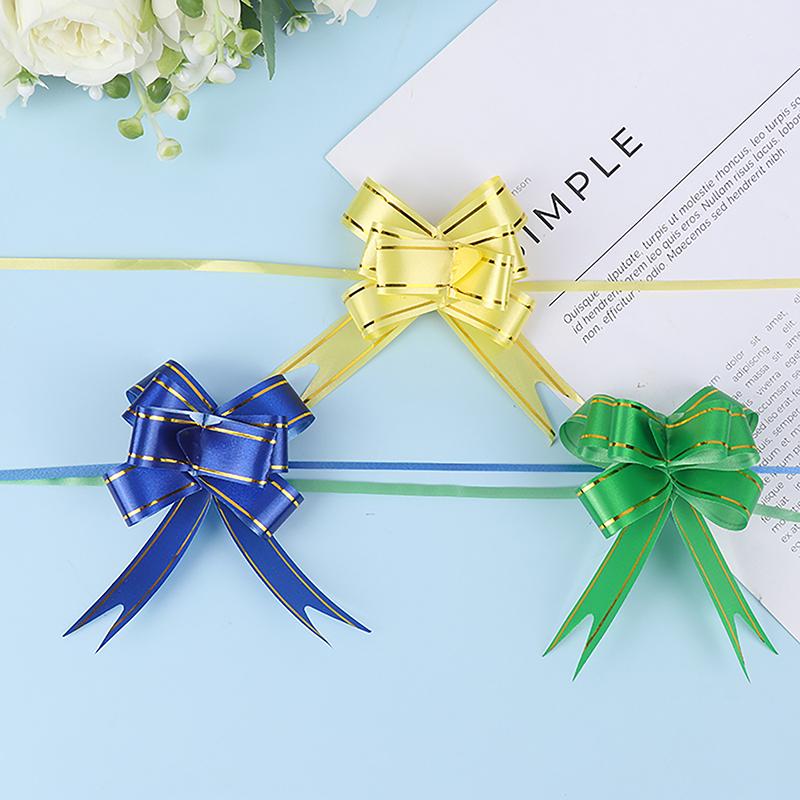 Product Introduction of 20 Pcs Ribbon Pull Bows Gift Knot Ribbon Wedding Gift Decoration Gift Wrapping Bows Packing Car Decor 14