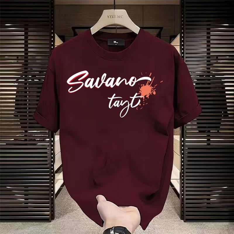 Product Introduction of Áo Thun Nam, In Hình Hoàng Hôn, Tay Ngắn, Dáng Rộng Vừa Vặn, Thoải Mái, Làm Bằng 100% Cotton 14