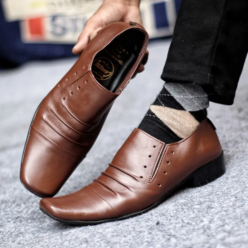 (TIKTOK SHOP) SEPATU PUTIH PERAWAT KULIT ASLI CEVANY REMPEL ORIGINAL PANTOFEL KERJA KANTOR MURAH COWOK FORMAL PESTA PANTOPEL RESMI DINAS 6