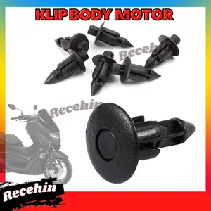 100 PCS Klip Clip Body Motor Nmax Vario PCX Aerox Beat Lexi Spacy ADV Universal Baut Rivet Baud 50 30 10 PCS Bumper Car bau trivet