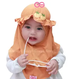 GASYIL Hijab Baby Salwa / jilbab bayi 0-4 tahun / kerudung anak muslimah Instan Topi