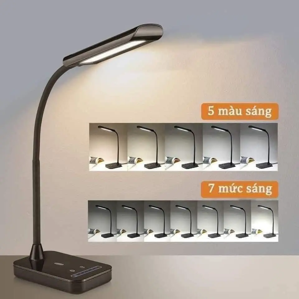 Đèn học chống cận Taotronic Japan TT-DL11, điện 220, 7 mức độ sáng, màu ánh sáng đa dạng - Usb