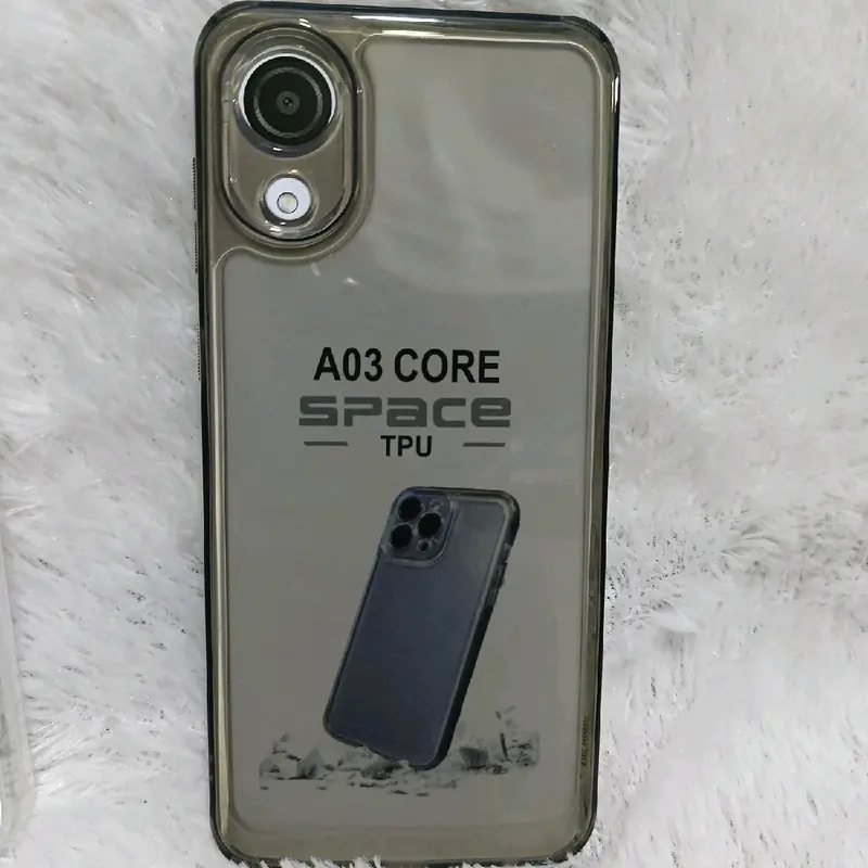 Softcase Casing SAM A03 CORE  Selikon Bening Trasparan Pelindung belakang HP+Camera Silikon 2