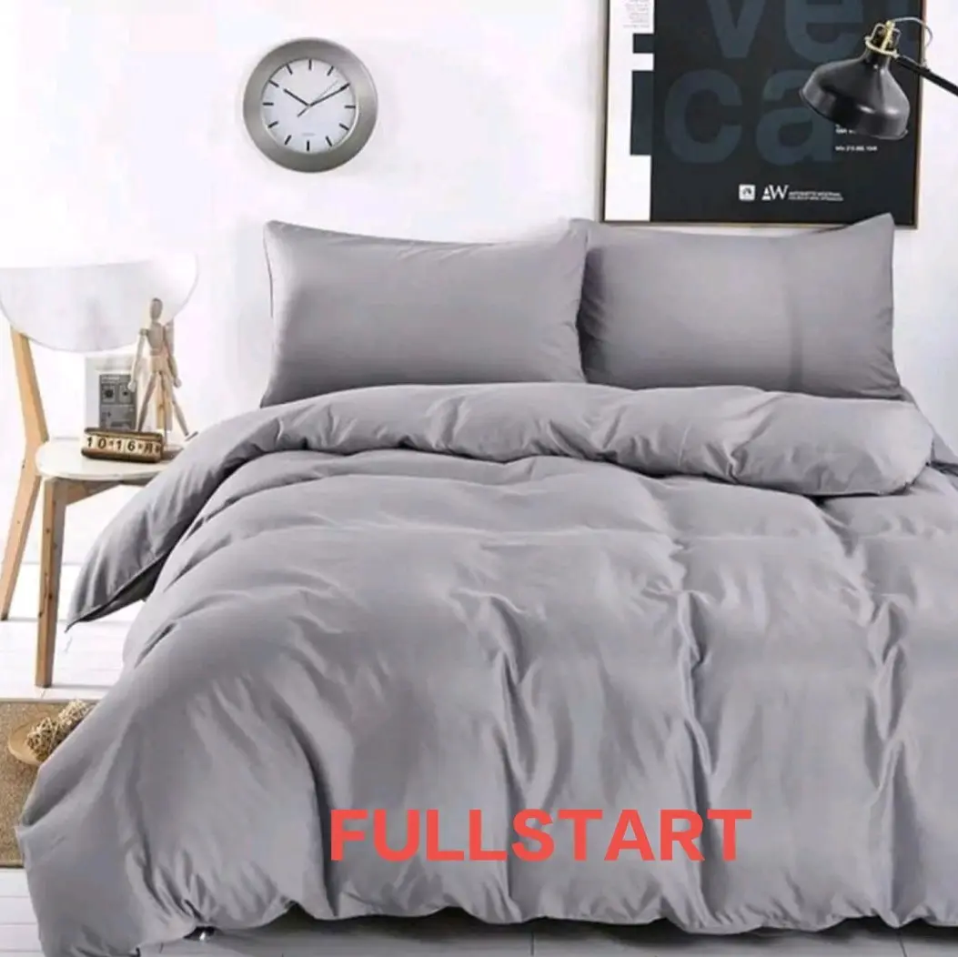 SET BED COVER MOTIF ABU POLOS HOTEL Sarung
